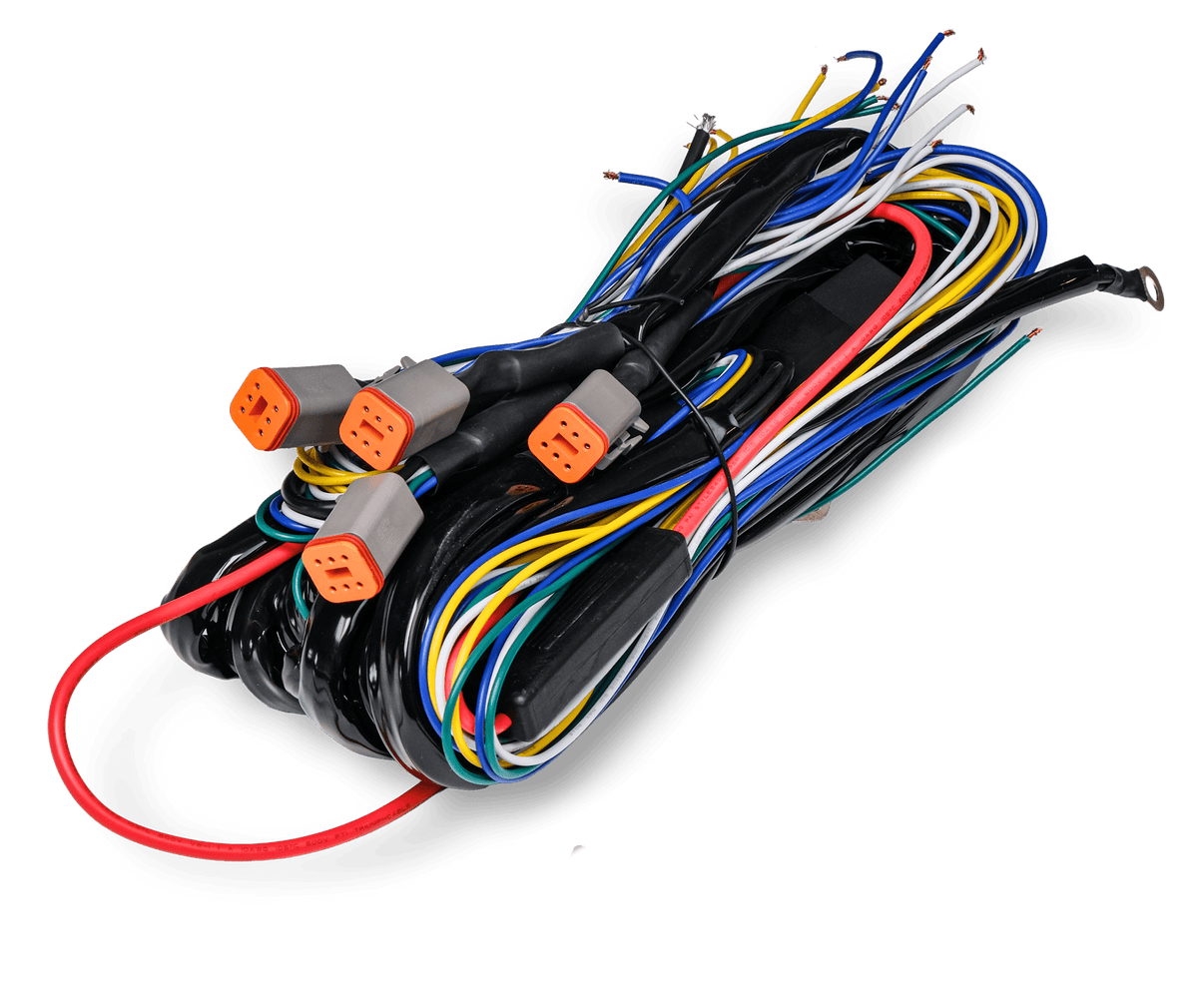 Relækabelsæt DT-6 X4 – 12V – 80A Relæ – LUXTAR – produktbillede forfra | LUXTAR
