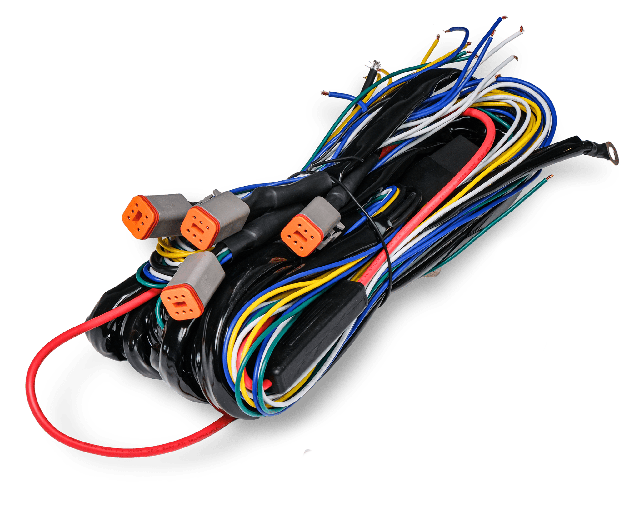Relækabelsæt DT-6 X4 – 12V – 80A Relæ – LUXTAR – produktbillede forfra | LUXTAR
