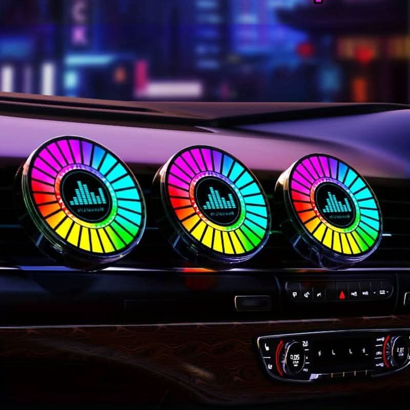 RGB LED-lys & bilparfume med musikrytme - Skab unik atmosfære i bilen - Carlevel - 