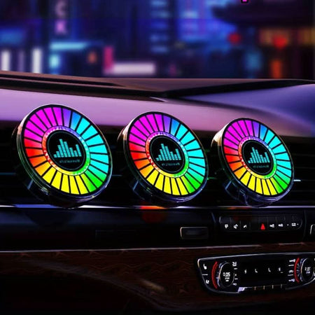 RGB LED-lys & bilparfume med musikrytme - Skab unik atmosfære i bilen - Carlevel - 