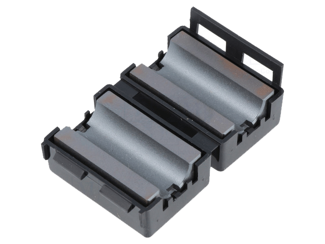 närbild på detaljer och material av Avstörningsskydd Ferritblock 10 mm – Xenonkungen