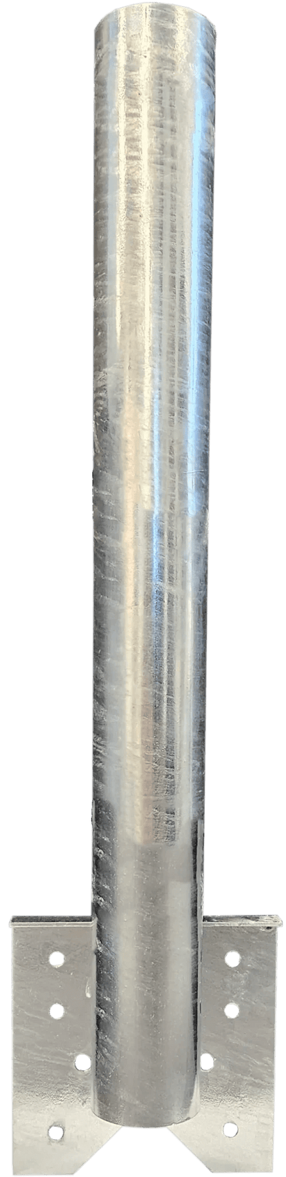 Stolpebeslag Ø60 mm planke & facade 550 mm – S-Line – nærbillede detaljer | S-Line
