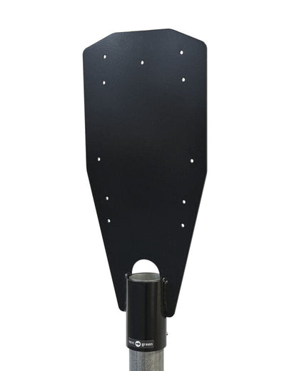 Pole mount S-Line Next Green Poleplate 225 Z - 60 mm pol enkelt/dobbelt - produktbillede forfra | S-Line
