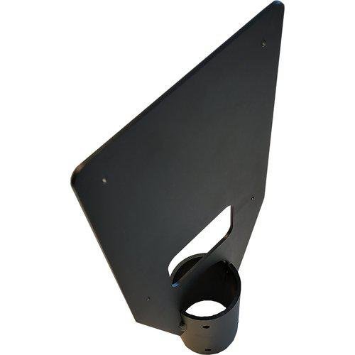 Stangbeslag til Easee ladeboks - 60 mm stang - Enkelt/Dobbelt S-Line - produkt set fra siden | S-Line
