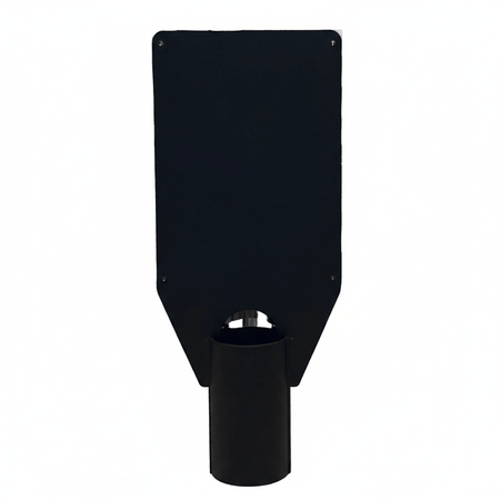 Stangbeslag til Zaptec Go ladeboks - 60 mm stang - Single/Double S-Line - produktbillede forfra | S-Line
