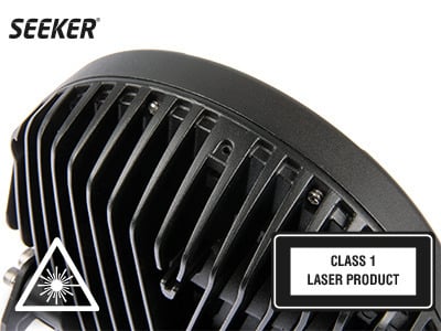 Seeker Ekstra lys Quantum 9 LED/LASER - dimensionsspecifikation | Carlevel