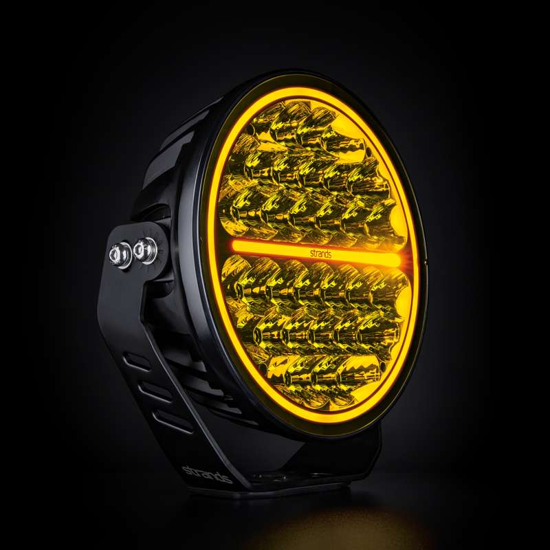 Ekstra let Siberia BR 9″ Yellow Lens Strands Lighting Division – produktbillede forfra | Strands Lysafdeling