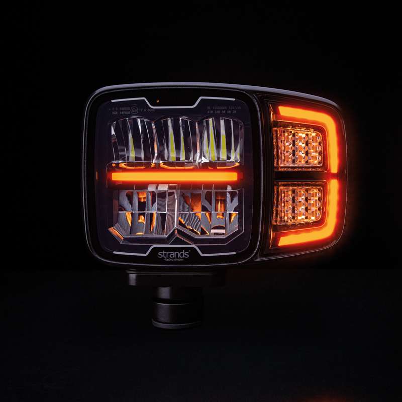 Plovlampe Strands Lighting Division Siberia HI-LO Venstre - varm linse, universal ekstralys - produktbillede forfra