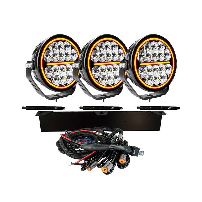 Siberia Night Ranger 7″ LED Ekstra lyssæt 3 - pakke - Strands Lighting - Carlevel - 