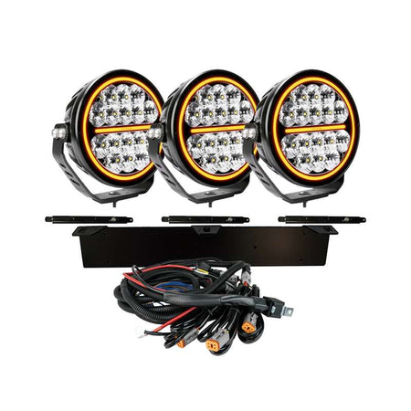 Siberia Night Ranger 7″ LED Ekstra lyssæt 3 - pakke - Strands Lighting - Carlevel - 