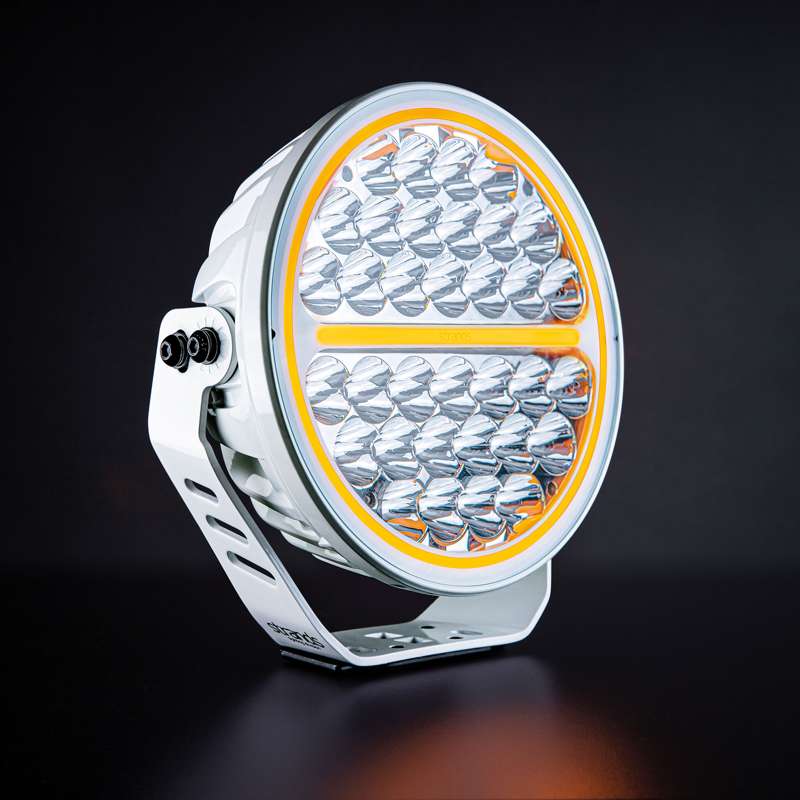 Siberia NRS LED-rampe 9" – 11820 lm – Long Distance Beam hvid – close-up detaljer | Carlevel