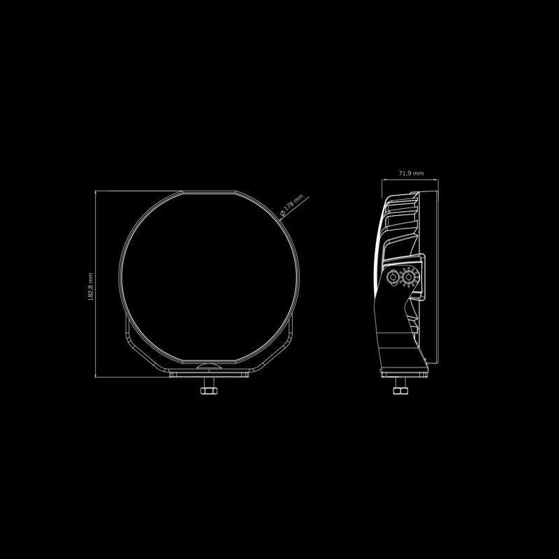 Siberia Skylord LED ekstra lys 7" – 5850 lm – Xperience Mode – ekstra billede | Carlevel
