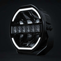 Siberia Skylord LED-hjælpelys 9" - 7025 lm - Xperience Mode - produktbillede forfra | Carlevel