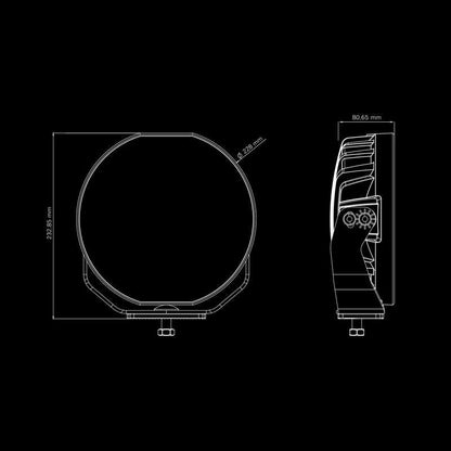 Siberia Skylord LED ekstra lys 9" - 7025 lm - Xperience Mode - ekstra billede | Carlevel