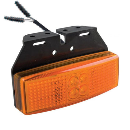 Sidemarkering 1491AM 2PIN - produktbillede set forfra | LEA