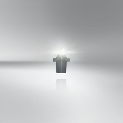 Signallampe 2721MF 12V 1W B8.5d, OSRAM ORIGINAL - produkt set fra siden | OSRAM