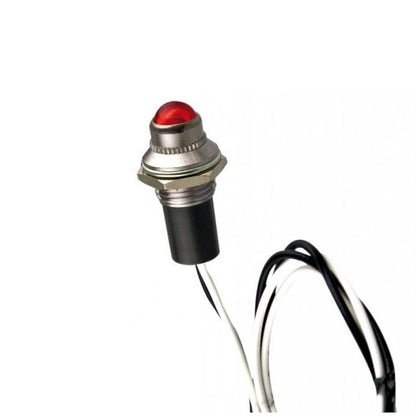 Signallampe Rød 15x30mm – 24V – produktbillede forfra | LEA