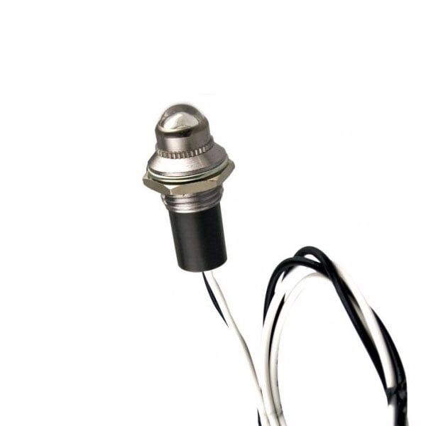 Signallampe Hvid 12V - produktbillede forfra | LEA