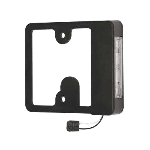produktbillede forfra, der viser Skiltebelysning 12V LP100 – LEA