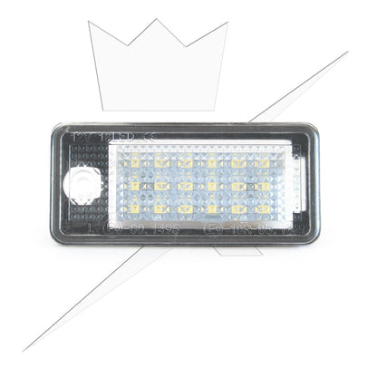 Skiltebelysning LED til Audi A3 – A4 – A6 – produkt set fra siden | Xenon-kongen