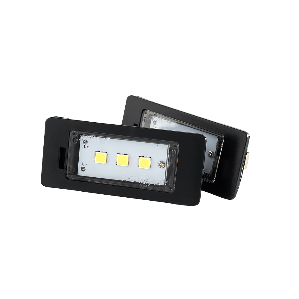 Skiltebelysning LED til AUDI Golf 6, Passat - VW - produktbillede forfra | Xenon-kongen