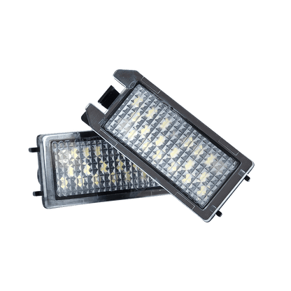 Skiltebelysning LED til FIAT 500 – Renault Clio – produktbillede forfra | Xenon-kongen