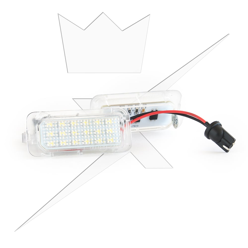 Skiltebelysning LED til Ford Fiesta – Focus – Mondeo – produkt set fra siden | Xenon-kongen