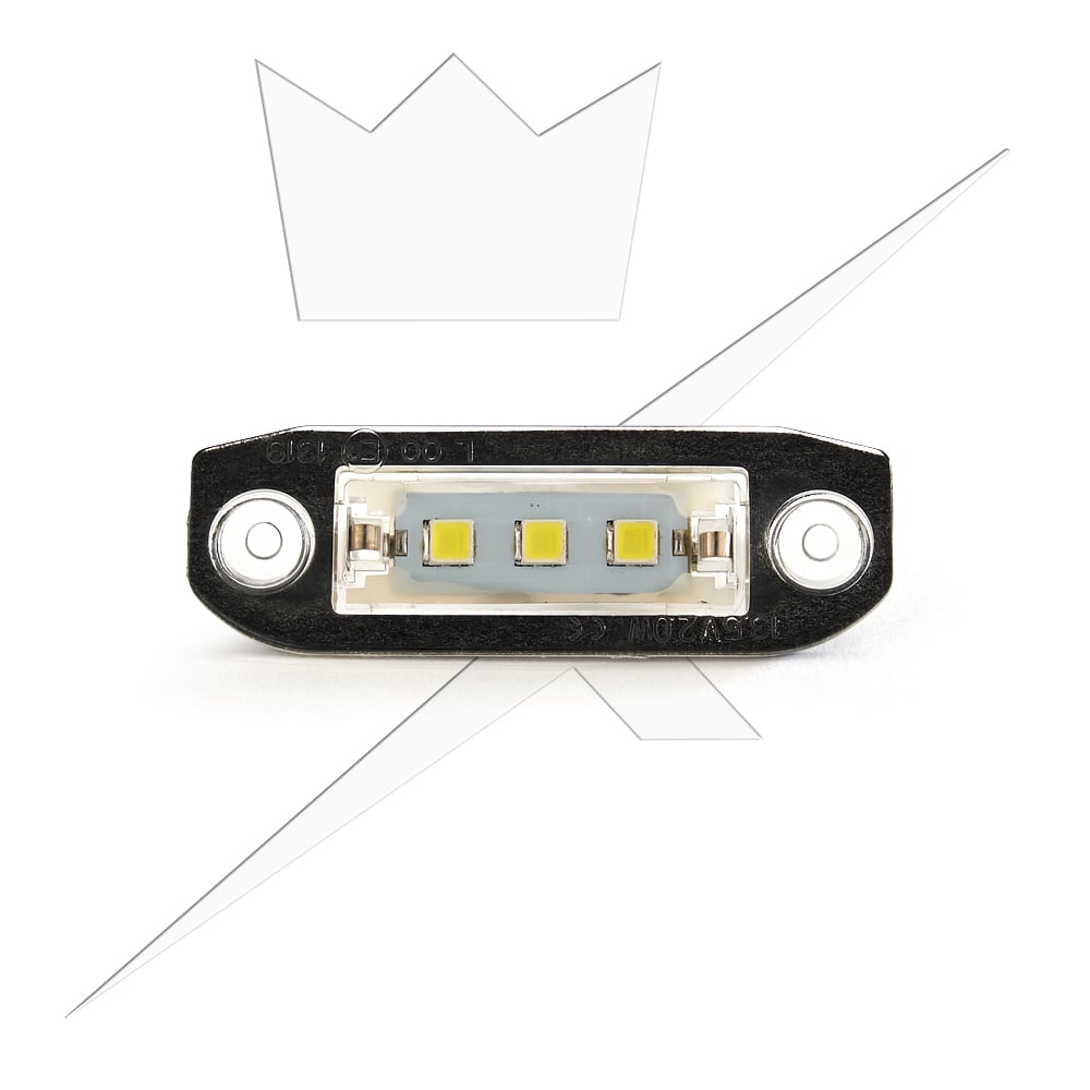 Skiltebelysning LED til Volvo S40 – V60 – V70 – XC60 – XC90 – produkt set fra siden | Xenon-kongen