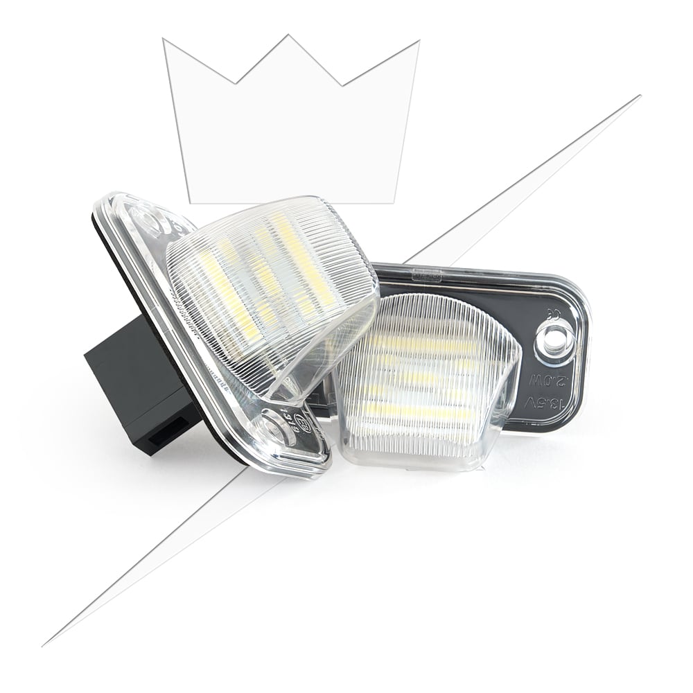 Skiltebelysning LED til VW Transporter – Passat – Jetta – produkt set fra siden | Xenon-kongen