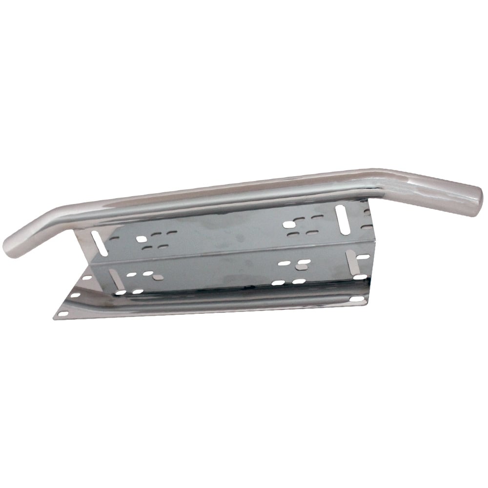 Skilteholder Compact Chrome - produktbillede forfra | Xenon-kongen