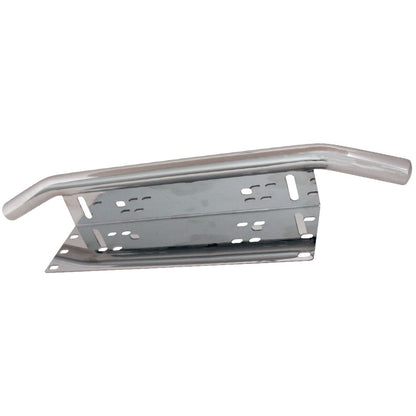 Skilteholder Compact Chrome - produktbillede forfra | Xenon-kongen