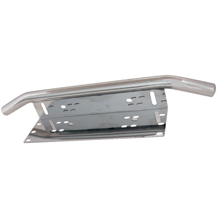 Skilteholder Compact Chrome - produktbillede forfra | Xenon-kongen