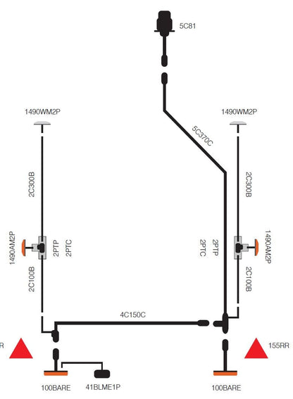 nærbillede af detaljer og materialer af Trailerpakke 190 – 250cm (Længde på belastning) – Plug – n – Play – LEA