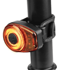 Smarter Bullit Cykellygte B200 RØD - 50lm - produktbillede forfra | SMARTERE