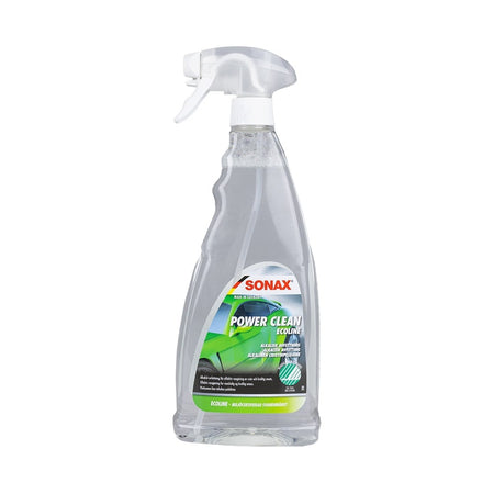 produktbillede forfra viser Affedtning SONAX Power Clean Ecoline 1L - Svanemærket alkalisk - SONAX