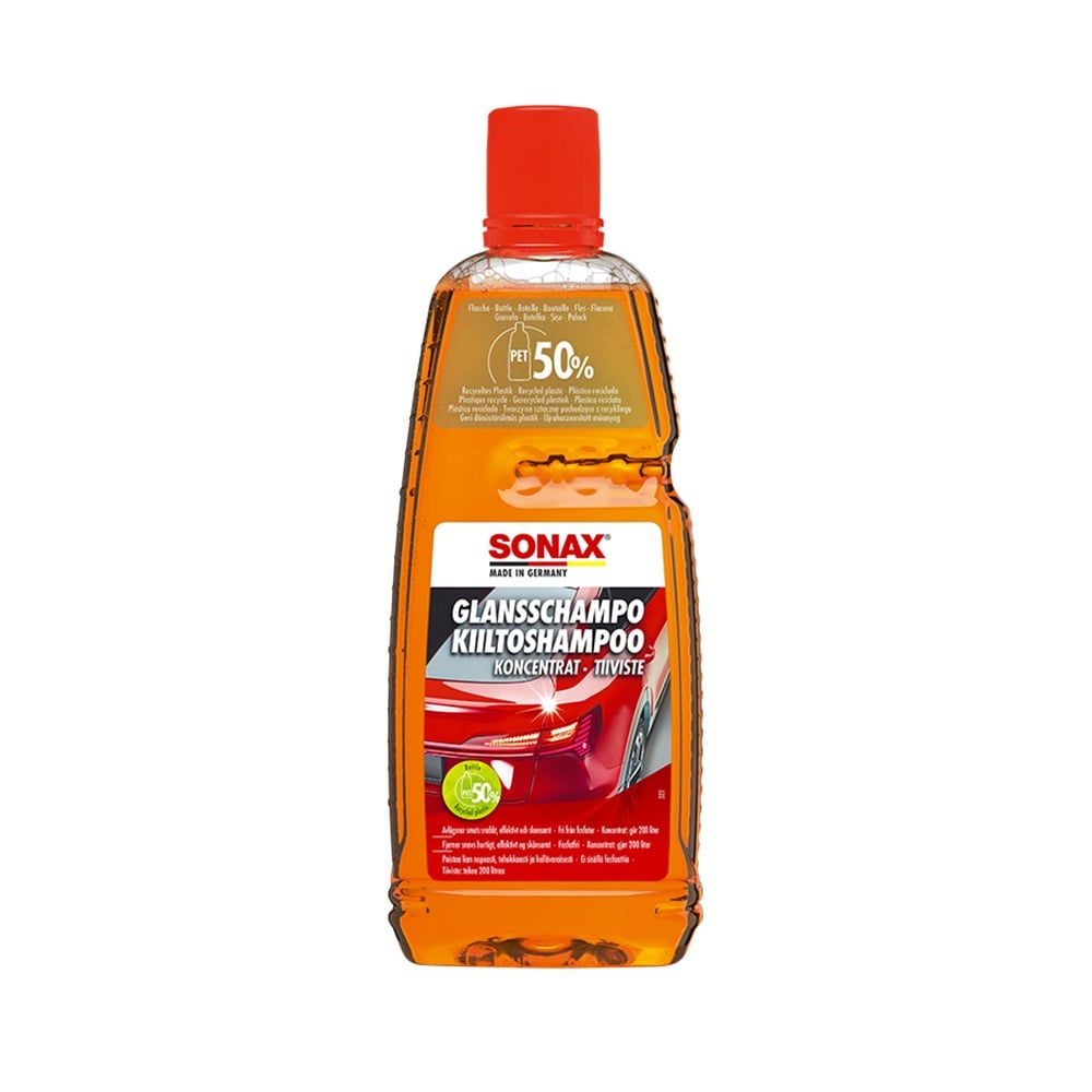 Bilshampoo SONAX Shine shampoo 1L - med glanseffekt - produktbillede forfra | SONAX