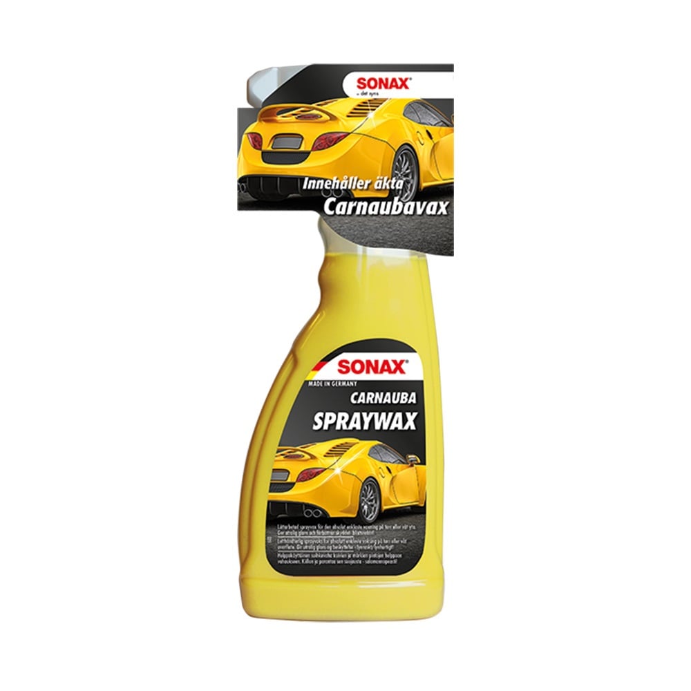 Bilvoks SONAX Carnauba Spraywax 500ml - sprayvoks med carnaubavoks - produktbillede forfra | SONAX