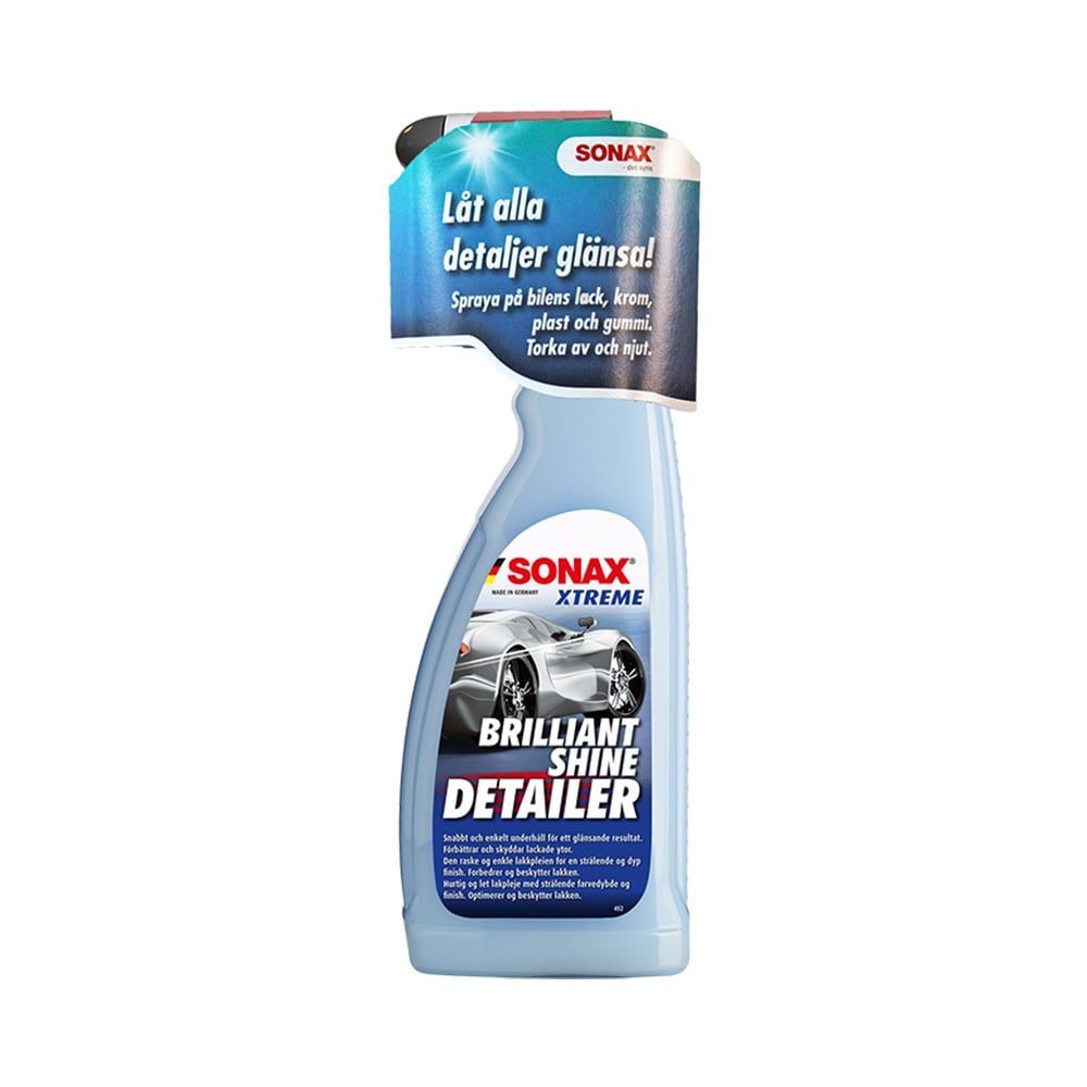 Bilvax SONAX Xtreme Brilliant Shine Detailer 500ml - hurtig glans og vedligeholdelse - produktbillede forfra | SONAX