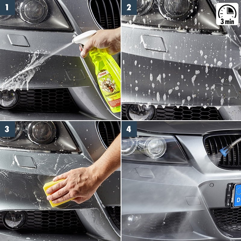 Insektfjerner SONAX Insect Star 750ml - effektiv rengøring af billak - nærbilleder | SONAX