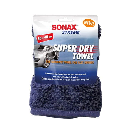 Sonax Xtreme SuperDry Håndklæde 80x40cm - mikrofiberhåndklæde til bil - Carlevel - Bilpleje > Mikrofiberhåndklæder