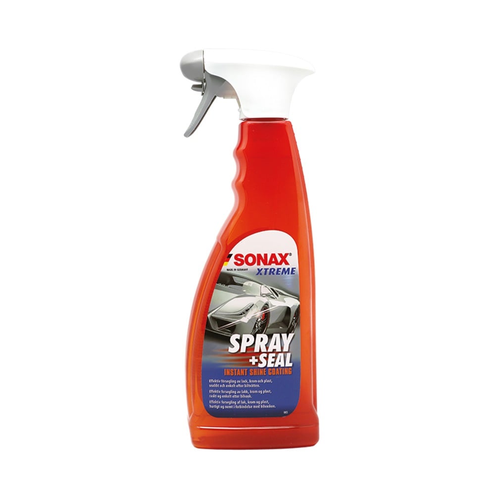 Lackförsegling SONAX Xtreme Spray + Seal 750ml – snabb vaxning för glans – produktbild framifrån | SONAX