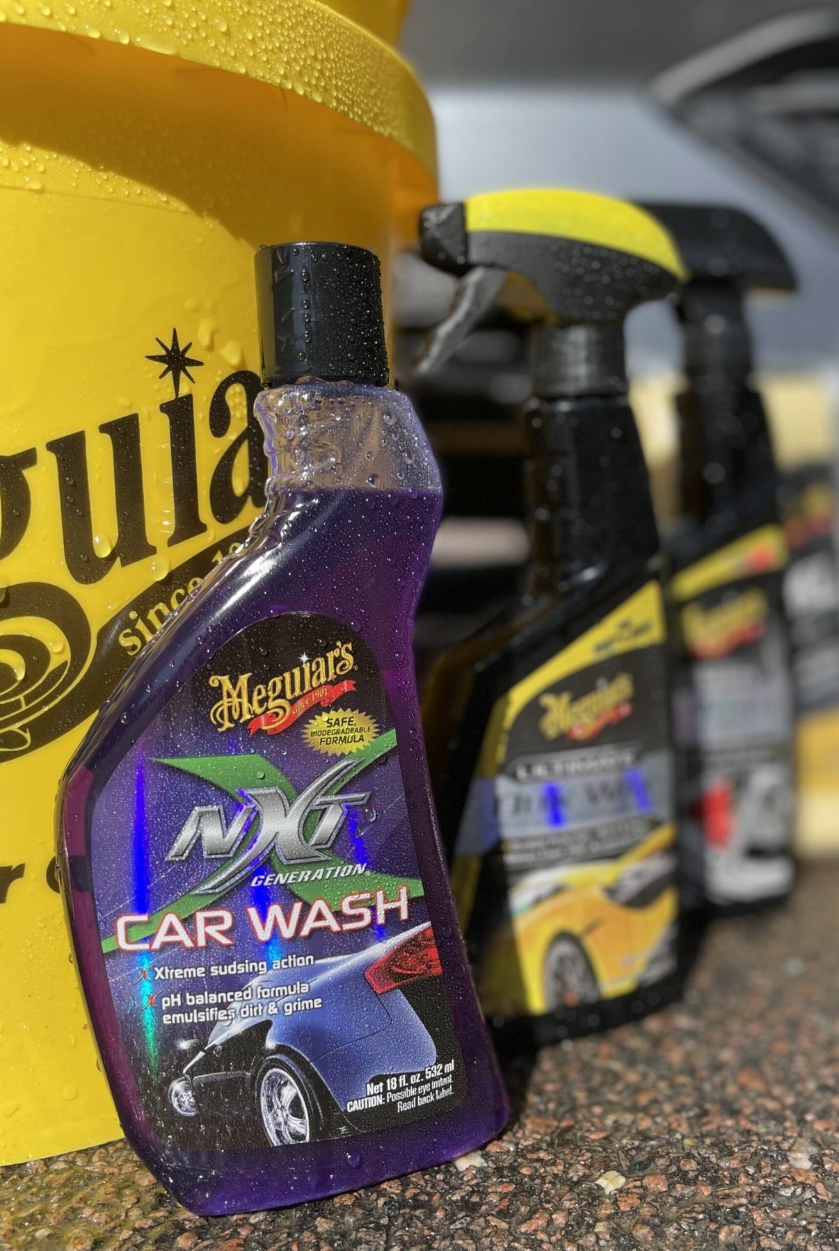 nærbillede af detaljer og materialer af Startpakke PLUS 8 - Dele - Meguiar's