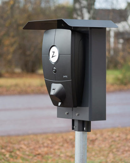 Stangmontering enkelt til ladeboks - 60mm rør - Fordelingsterminal 2x5G 25mm² Næste Grøn - nærbillede detaljer | Næste Grøn