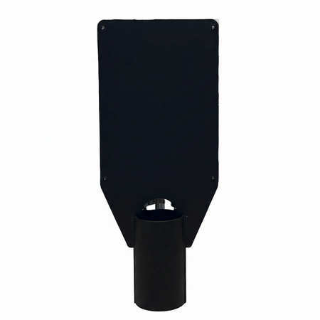 Stangbeslag til Zaptec Go ladeboks - 60 mm stang - Single/Double S-Line - produktbillede forfra | S-Line