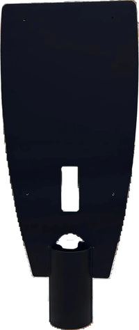 Stangbeslag til Zaptec Pro ladeboks - 60 mm stang - Single/Double S-Line - produktbillede forfra | S-Line