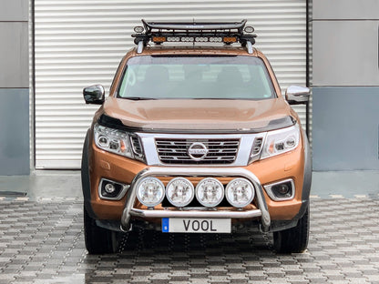 LARGE QUADRO 76MM frontbue - Nissan Navara (NP300) 2016 - Produktbillede set forfra | ANDET