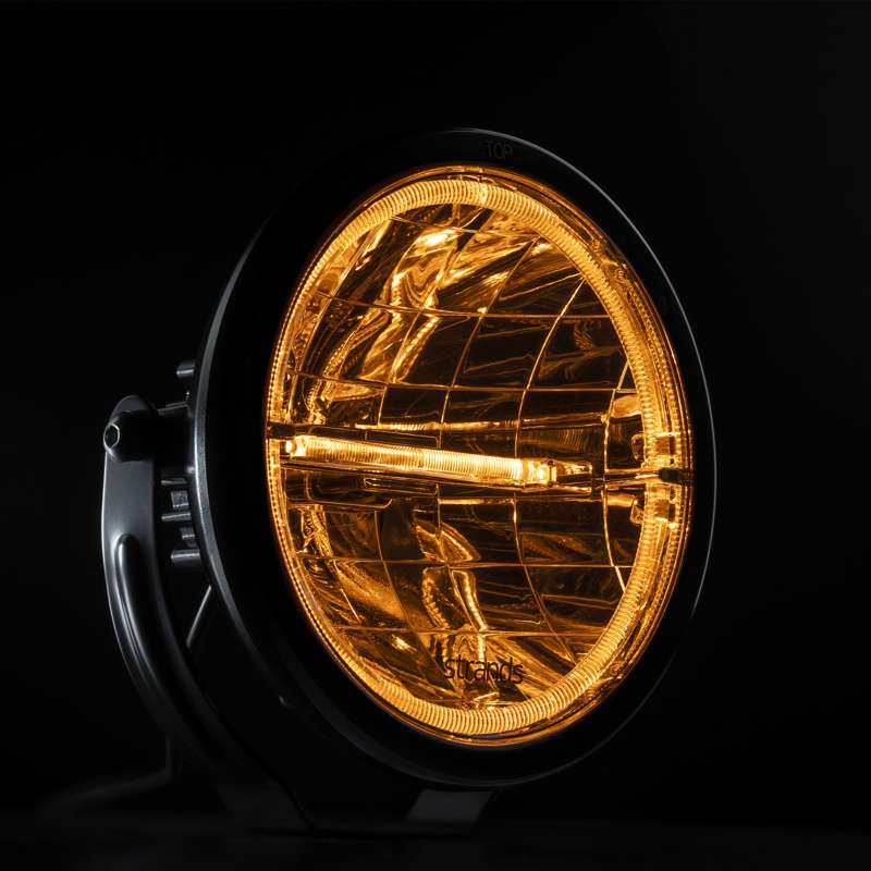 Strands Ambassador 9" LED Ekstra lys - 4040 lm Extended Beam - produktbillede forfra | Strands Lighting Division