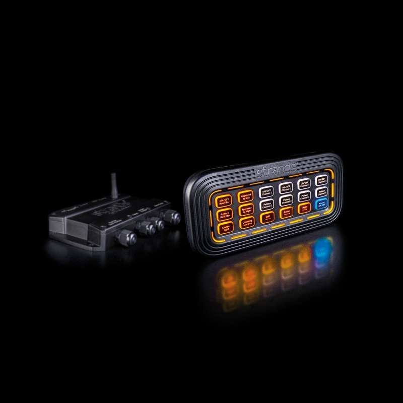Strands Lighting Division Cruise Light Trådløs kontrolboks - Blitzlysramper - Nærbilleder | Strands Lysafdeling