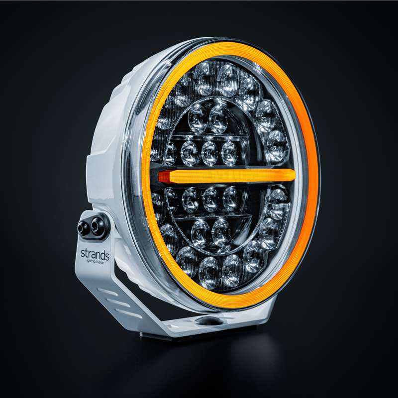 Ekstra lys Strands Lighting Division Firefly Pro 9″ LED Hvid 12076 lm E-godkendt Advarselslys - nærbillede detaljer