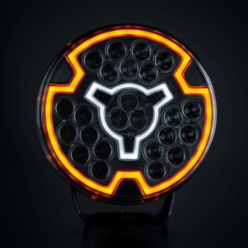 Ekstra lette Strands Freedom Maximum 7" LED 10000 lm E-godkendt - produktbillede forfra | Strands Lighting Division